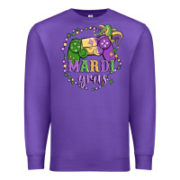 Purple mardi gras game Premium Sweatshirt - MaliasSmallBusiness