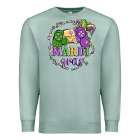 Seafoam mardi gras game Premium Sweatshirt - MaliasSmallBusiness