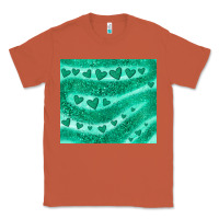 Copper green glitter heart Classic Tee - JahusDesignShop