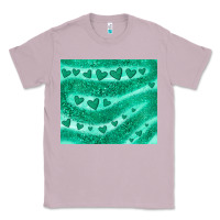 Lilac green glitter heart Classic Tee - JahusDesignShop