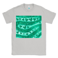 Moon Dust green glitter heart Classic Tee - JahusDesignShop