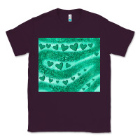 Plum green glitter heart Classic Tee - JahusDesignShop