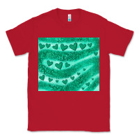 Red green glitter heart Classic Tee - JahusDesignShop