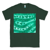 Sports Green green glitter heart Classic Tee - JahusDesignShop