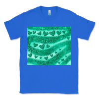 True Royal green glitter heart Classic Tee - JahusDesignShop