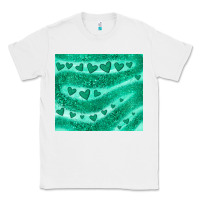 White green glitter heart Classic Tee - JahusDesignShop