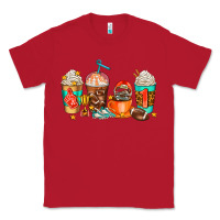 Red American football coffee cups Classic Tee - AdoDesignShop