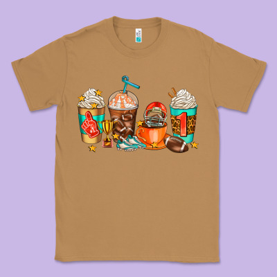 American Football Coffee Cups Classic Tee Designed By Adodesignshop