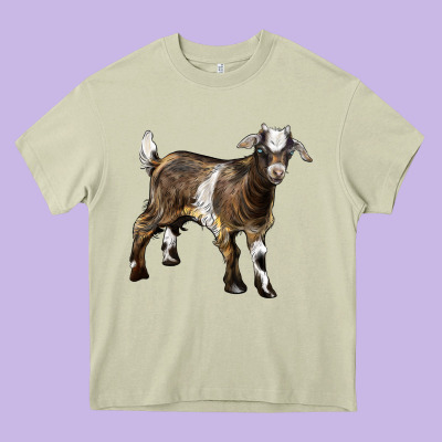 Baby Tennessee Fainting Goat Heavy Core Tee Designed By Lillyallendesigns