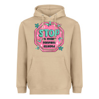 Mushroom stop no energy vampires allowed Heavyweight Hoodie - MaliasSmallBusiness