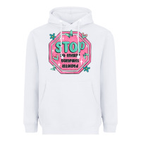 White stop no energy vampires allowed Heavyweight Hoodie - MaliasSmallBusiness
