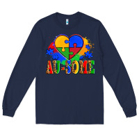 Navy autism au some tribe Long Sleeve Tee - AdoDesignShop