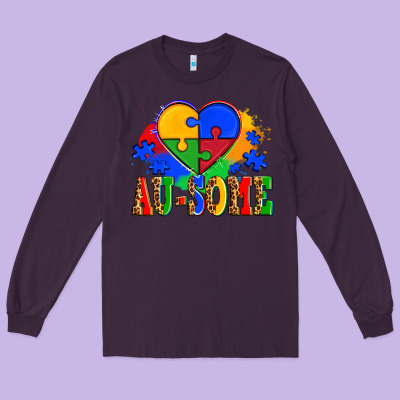 Autism Au Some Tribe Long Sleeve Tee Designed By Adodesignshop
