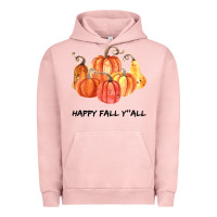 Pigment Salmon Happy Fall Y all Urban Hoodie - Bettercallsaul