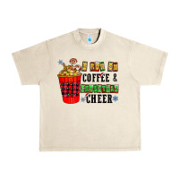 I Run On Coffee & Christmas Cheer Urban Heavy Tee | Teevron