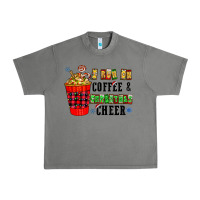 Tornado I Run On Coffee & Christmas Cheer Urban Heavy Tee - CowhideDigitalArt
