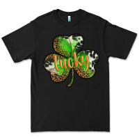 Black st. patricks day lucky shamrock Premium Tee - BarkalooDesign