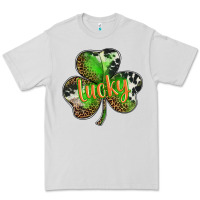 Dove Grey st. patricks day lucky shamrock Premium Tee - BarkalooDesign