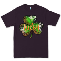 Plum st. patricks day lucky shamrock Premium Tee - BarkalooDesign