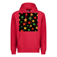 Cardinal african color stars seamless pattern Premium Hoodie - BundleAndBundleShop
