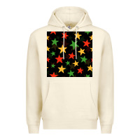 Sandshell african color stars seamless pattern Premium Hoodie - BundleAndBundleShop