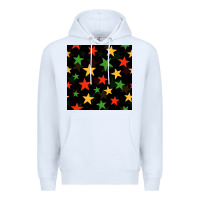 White african color stars seamless pattern Premium Hoodie - BundleAndBundleShop