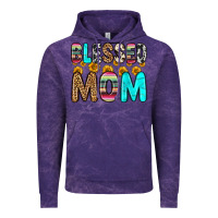 Cloud Purple blessed mom Vintage Hoodie - Zillion Design Studio