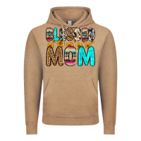 Vintage Coffee blessed mom Vintage Hoodie - Zillion Design Studio