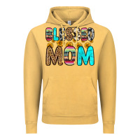 Vintage Mustard blessed mom Vintage Hoodie - Zillion Design Studio