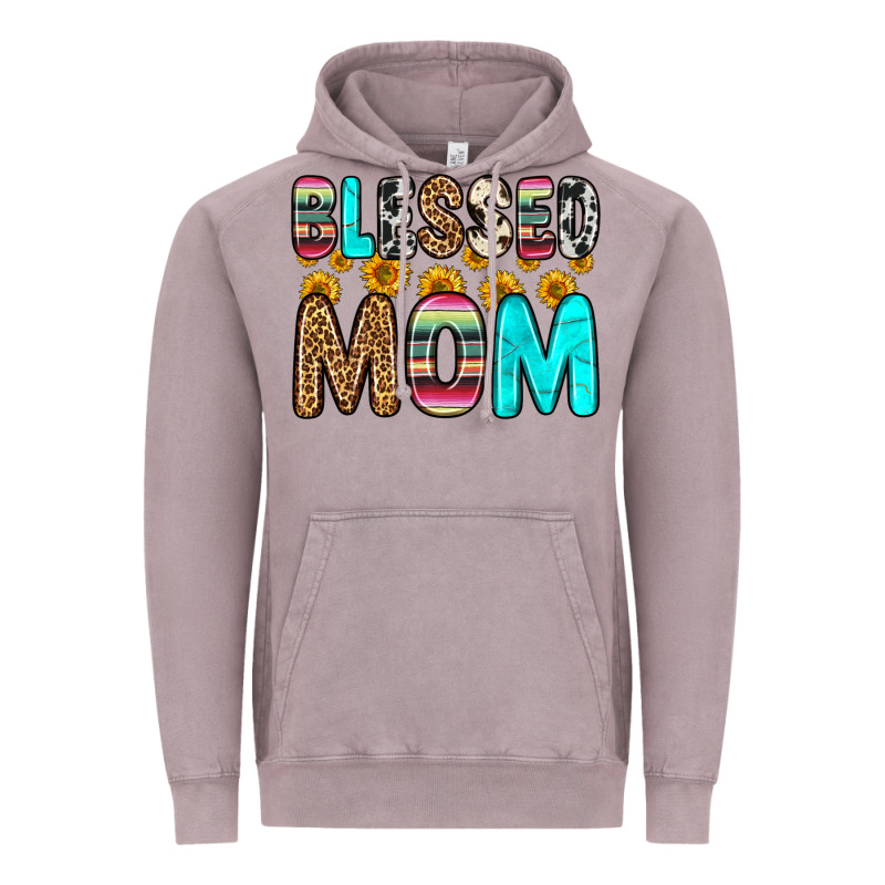 Blessed Mom Vintage Hoodie by Zillion Design Studio | Teevron