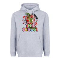 Heather Grey crushed 100 days of school Heavyweight Hoodie - MaliasSmallBusiness