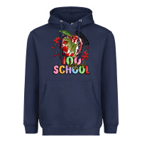 Navy crushed 100 days of school Heavyweight Hoodie - MaliasSmallBusiness