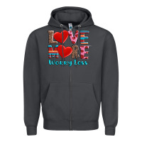 Smoke love more worry less Zipper Hoodie - AdoDesignShop