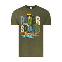 Vintage Olive river squad Vintage Tee - Zillion Design Studio