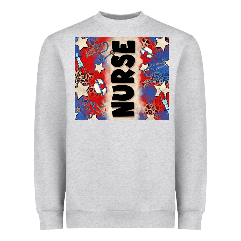 American Nurse Heavyweight Sweatshirt by Zillion Design Studio | Teevron