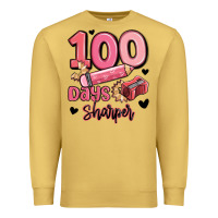 Antique Gold 100 days sharper school Premium Sweatshirt - MaliasSmallBusiness