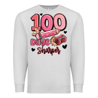 Dove Grey 100 days sharper school Premium Sweatshirt - MaliasSmallBusiness