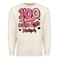 Sandshell 100 days sharper school Premium Sweatshirt - MaliasSmallBusiness