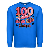 True Royal 100 days sharper school Premium Sweatshirt - MaliasSmallBusiness