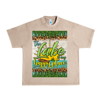 French Oak the lake is my happy place air freshener Urban Heavy Tee - HRA Design Shop