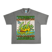 Tornado the lake is my happy place air freshener Urban Heavy Tee - HRA Design Shop