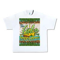 The Lake Is My Happy Place Air Freshener Urban Heavy Tee | Teevron