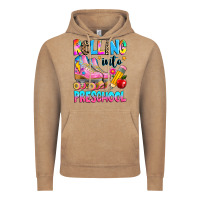 Rolling Into Preschool Grade Vintage Hoodie | Teevron
