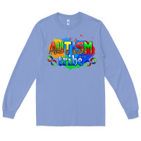 Colony Blue autısm tribe Long Sleeve Tee - AdoDesignShop