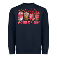 Navy mothers day coffee cups Heavyweight Sweatshirt - texasbilliewilder
