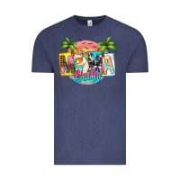 Vintage Denim mama bear summer Vintage Tee - Zillion Design Studio