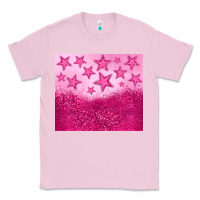 Bubblegum Pink pink glitter star Classic Tee - JahusDesignShop