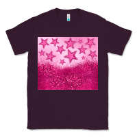 Plum pink glitter star Classic Tee - JahusDesignShop