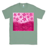 Sage pink glitter star Classic Tee - JahusDesignShop