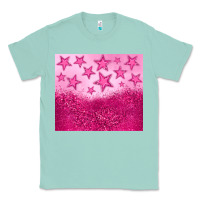 Seafoam pink glitter star Classic Tee - JahusDesignShop